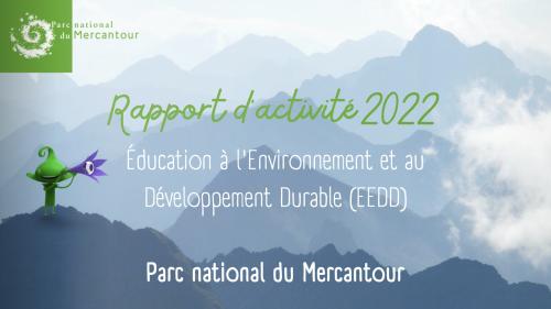 Rapport D'activité EEDD 2022