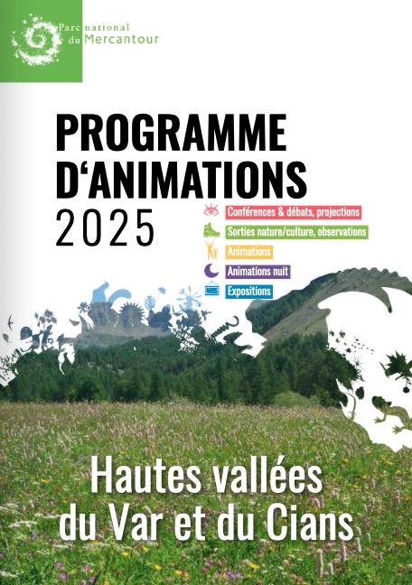Programme d'animations estivales 2025 : Hautes vallées du Var et du Cians