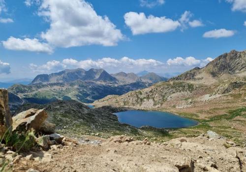 Randonnée gourmande aux lacs des Terres Rouges._Isola 2000