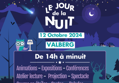 Le jour de la Nuit 2024 à Valberg - Affiche jour de la Nuit 2024