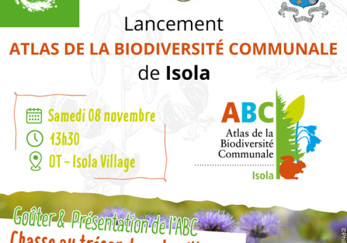 Lancement de l’Atlas de la Biodiversité Communale d’Isola !_Isola