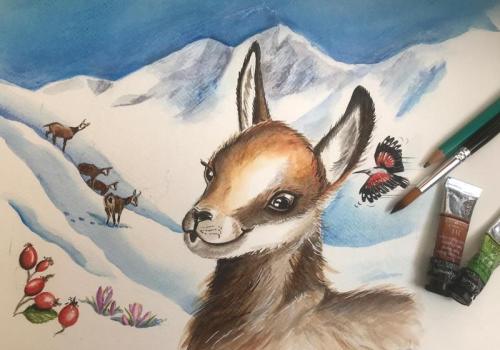 Viens dessiner les animaux du Mercantour !_Isola 2000