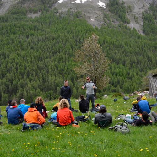 Le Parc participe à la formation des futurs accompagnateurs en montagne © S. Combeaud / PnM