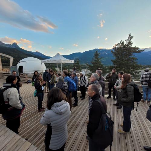 Inauguration de l'observatoire à Barcelonnette © M. Barrel / PnM