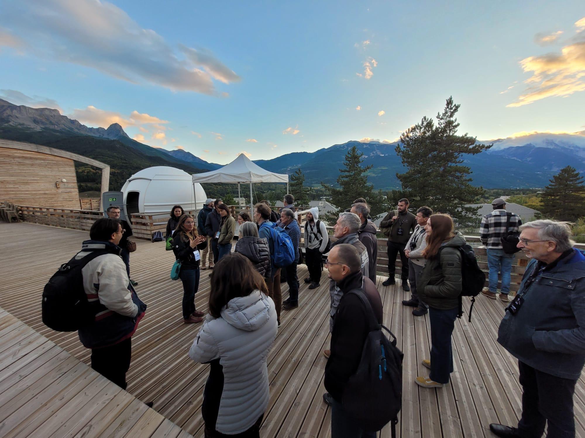 Inauguration de l'observatoire à Barcelonnette © M. Barrel / PnM