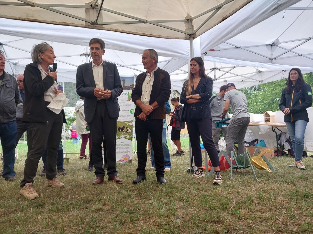 Lancement de l’Atlas de la Biodiversité Communale de Péone © C. Dentz / PnM