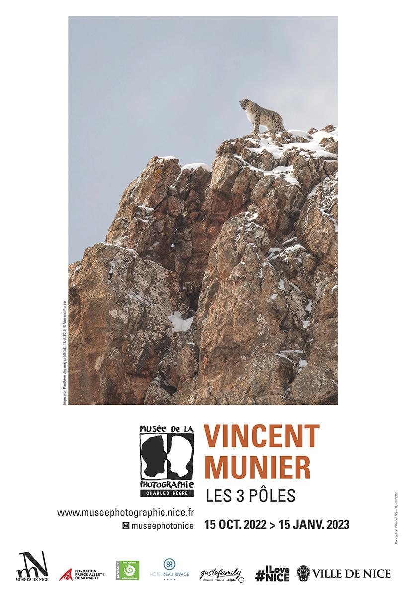 Affiche exposition Vincent Munier : Les 3 pôles