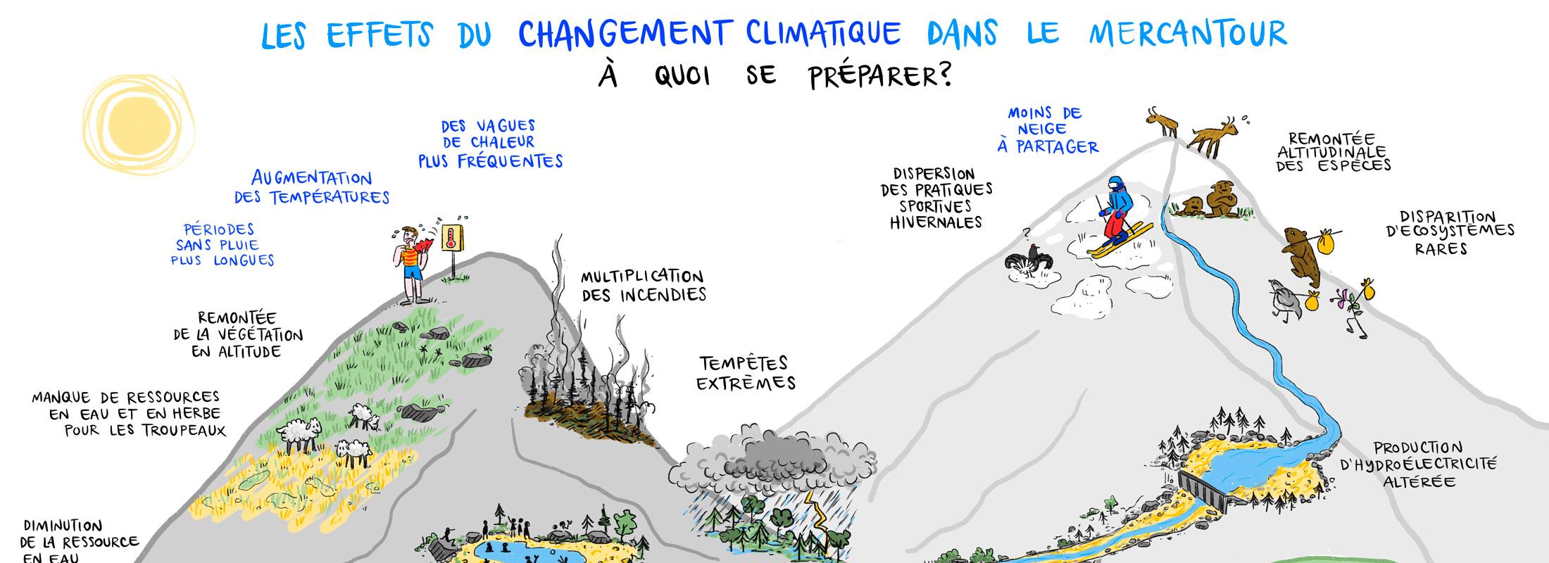 Les effets du changement climatique dans le Mercantour
