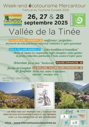 6ème week-end écotourisme Mercantour Tinée_Isola - Affiche 6ème week-end écotourisme Mercantour Tinée