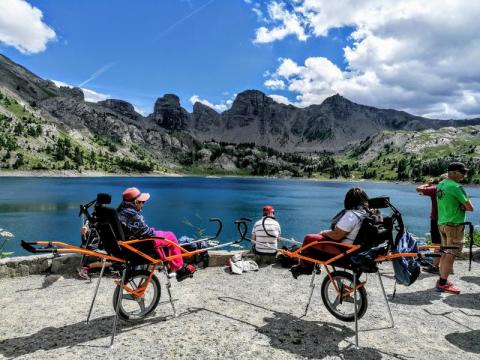 Sortie pour personnes à mobilité réduite au lac d'Allos - Sortie pour personnes à mobilité réduite au lac d'Allos