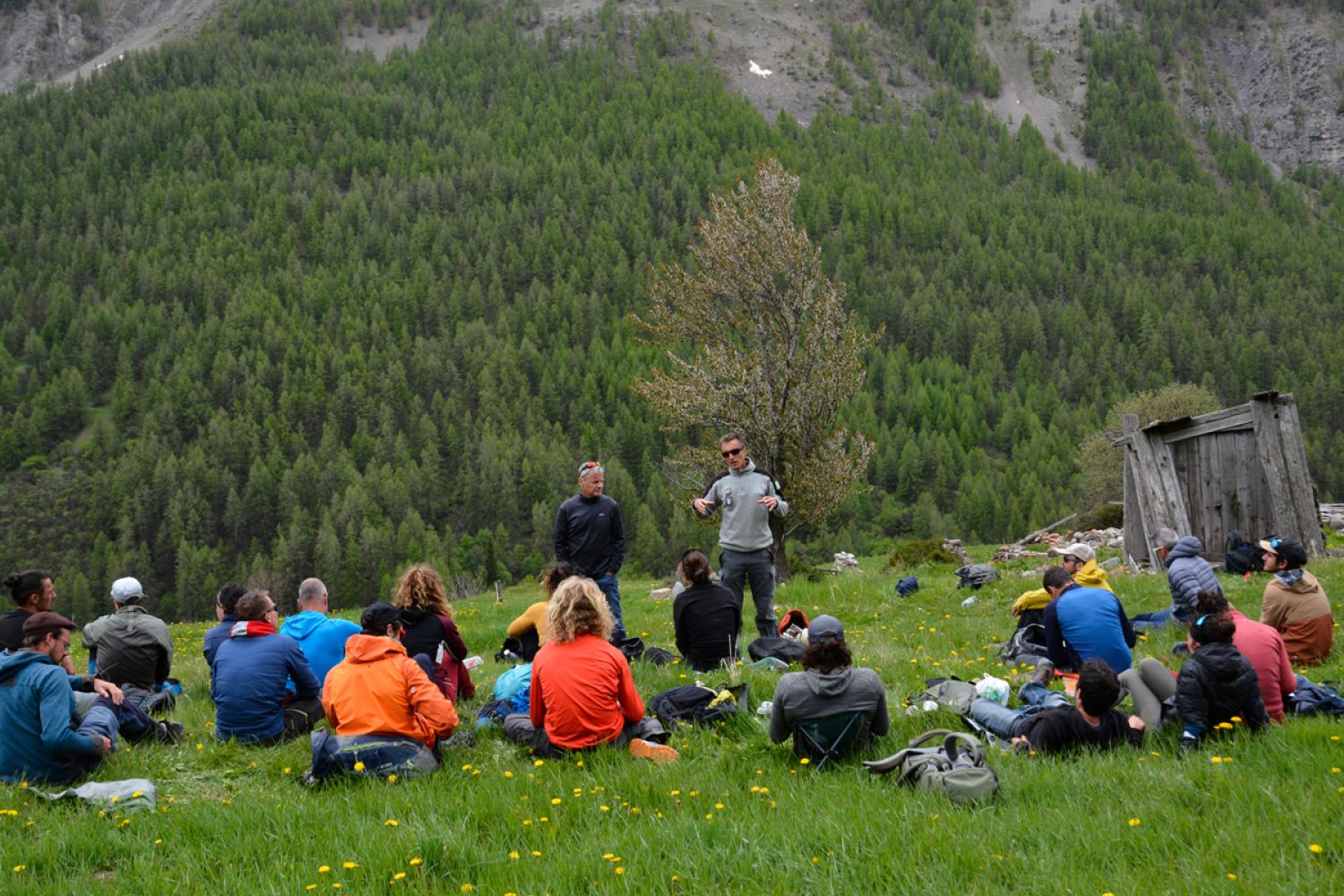 Le Parc participe à la formation des futurs accompagnateurs en montagne © S. Combeaud / PnM