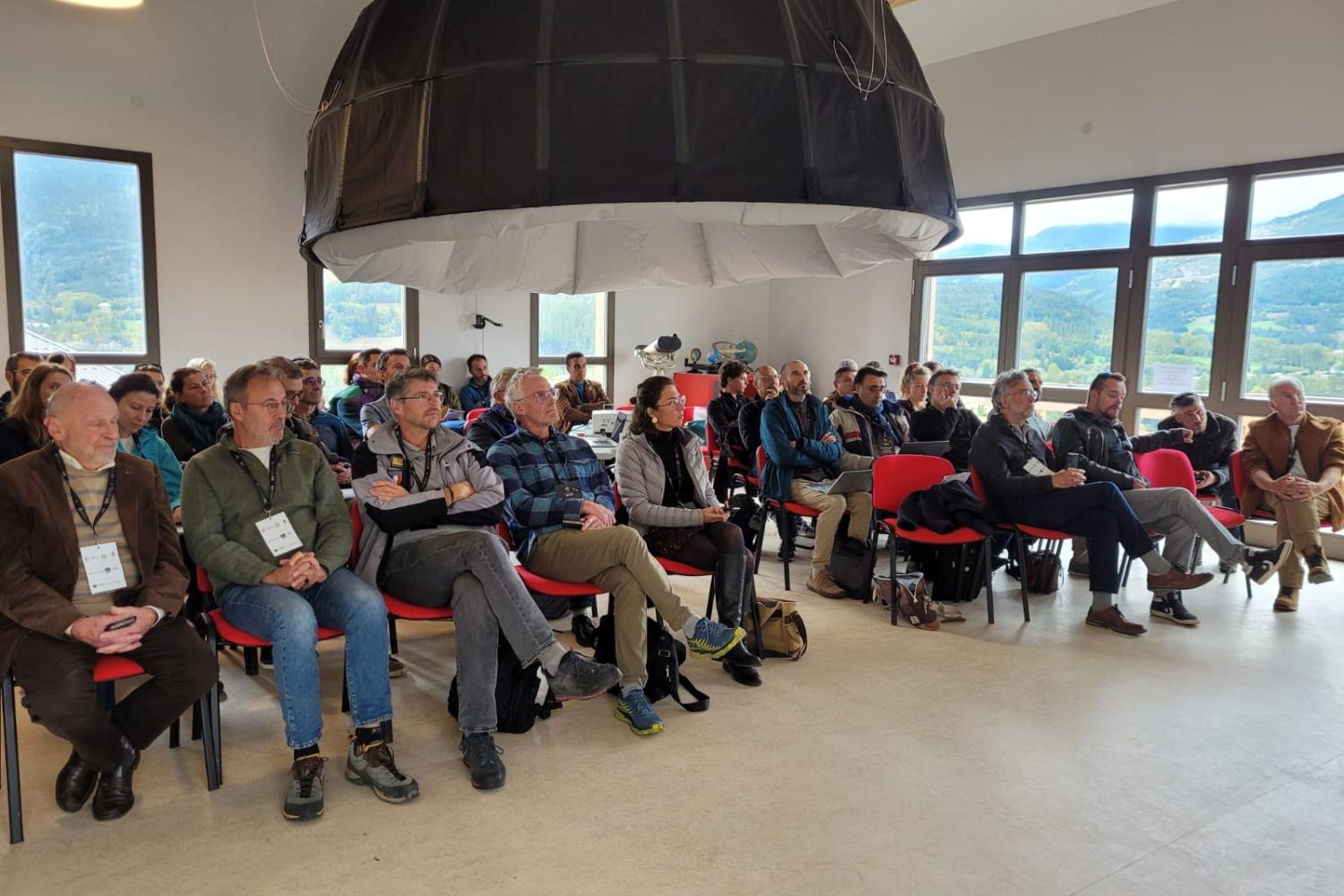 Inauguration de l'observatoire à Barcelonnette © M. Barrel / PnM