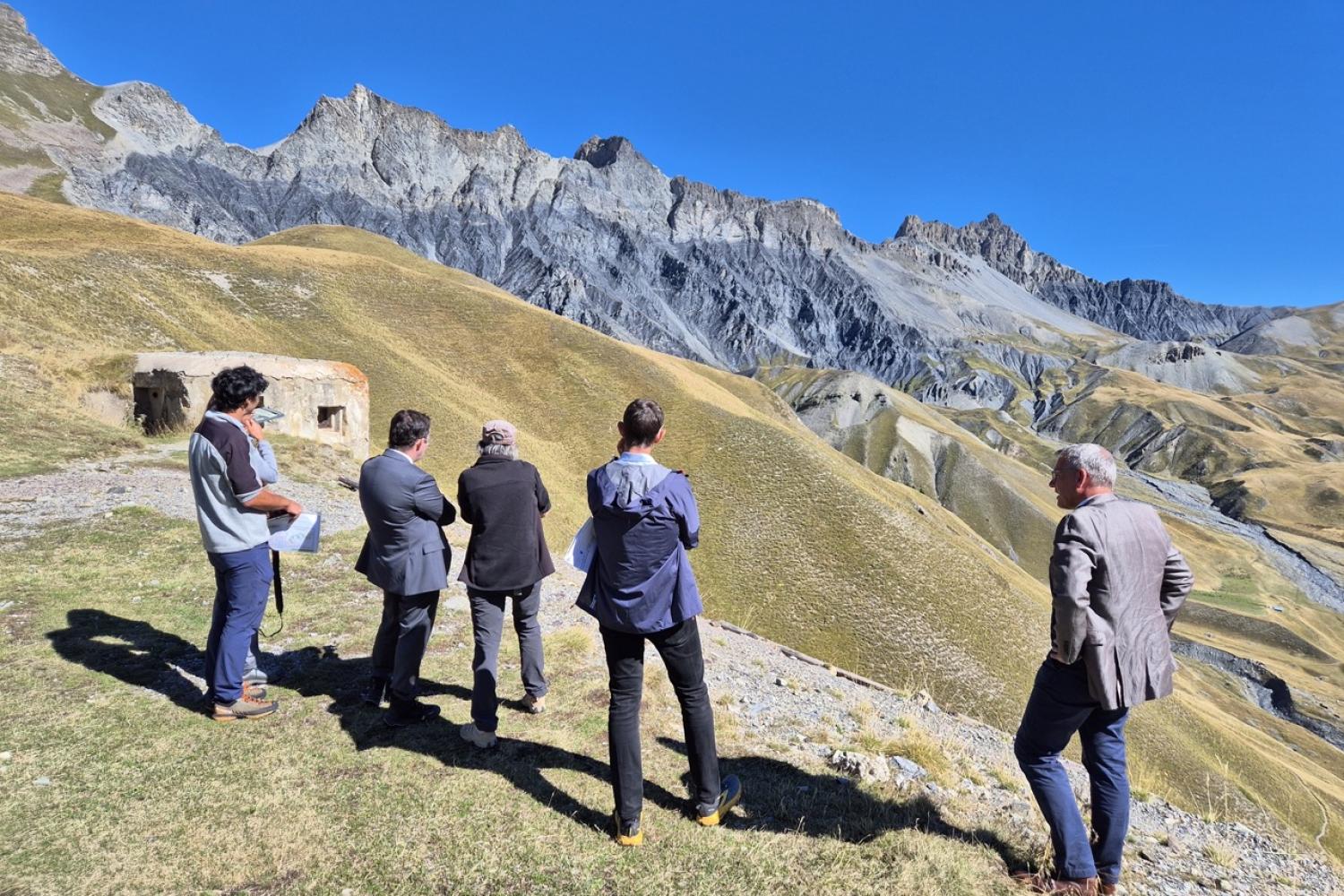Visite du Parc national du Mercantour avec le préfet des Alpes-Maritimes © A. Turpaud / PnM