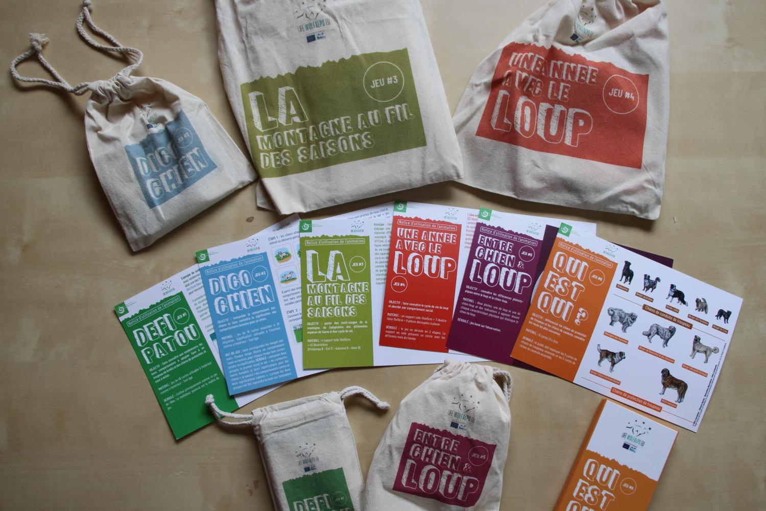 Règles et pochons des jeux