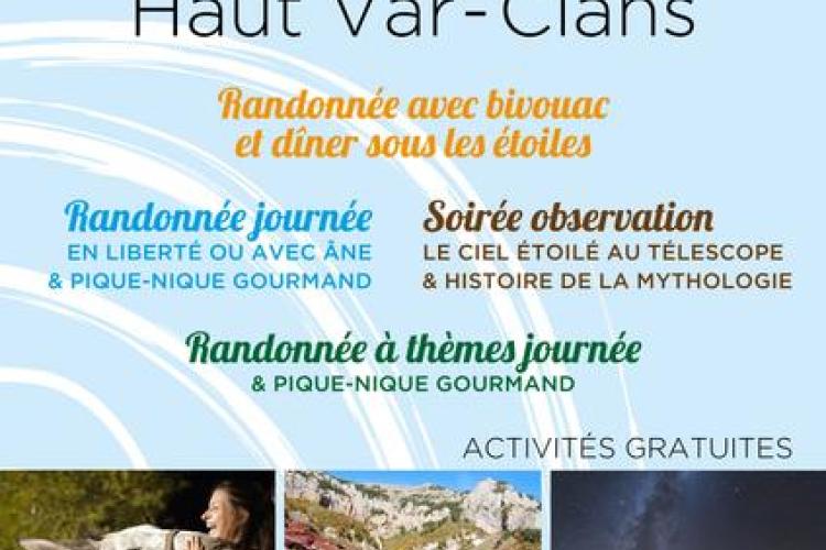 8ème week-end Écotourisme Mercantour haut-Var et Cians_Guillaumes - Affiche