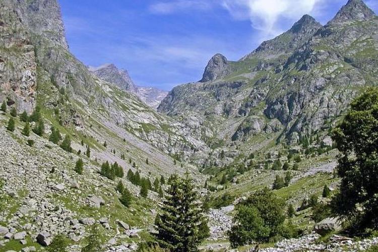 L'histoire du Mercantour de la Réserve royale de chasse au Parc national_Saint-Étienne-de-Tinée - Près du pont du Countet dans la vallée de la Gordolasque.